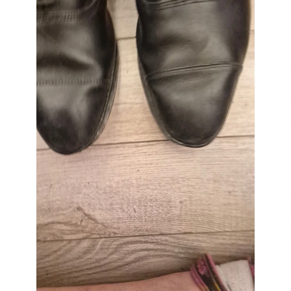 Allen Edmonds Park Avenue Mens Black Leather Cap‎ Toe Oxford Dress Shoes Sz 14 D